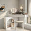 Meuble-lavabo de coin avec miroir et lumières DEL-239974360