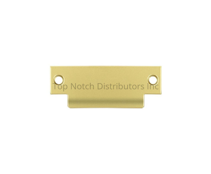 Deltana SPBDB478U3 ANSI - T-Strike, 4-7 / 8 "x 1-1 / 4", sans trou en laiton poli, Laiton poli