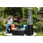 40,000 Patio Heater - Bronze Quartz Glass Tube , Wheels For Easy Mobility, Variable Control Settings, Protocols, Mobility With Wheels, Functions, Approved Measures,-657617065