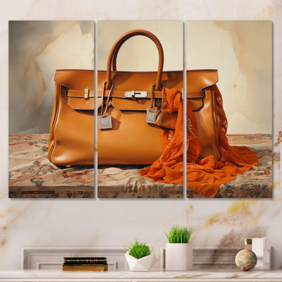 Impression sur toile 3 pièces Minimalim Brown