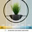 Jardinière moderne et luminaire Wrought Studio ™ Litta, noir mat