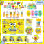 Décorations de fête d'anniversaire Spongebob, 99 pièces d'articles de fête Spongebob et ensemble de vaisselle pour enfants Spongebob