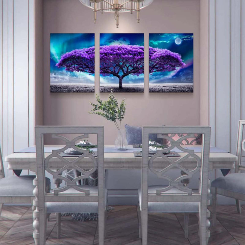 3 Piece Wrapped Canvas Wall Art
