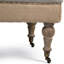 Maison Linen Tufted Ottoman