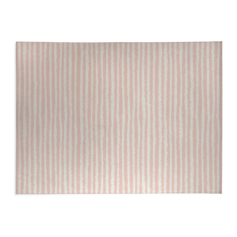 Long Gen Light Blue Indoor Doormat, L 60 po x L 84 po, Rose