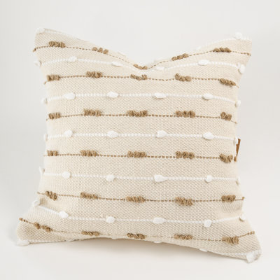 Textured Cotton Pillow Cover