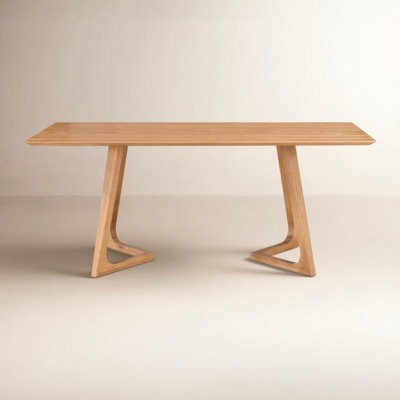 Fischer 71'' Ash Solid Wood Dining Table