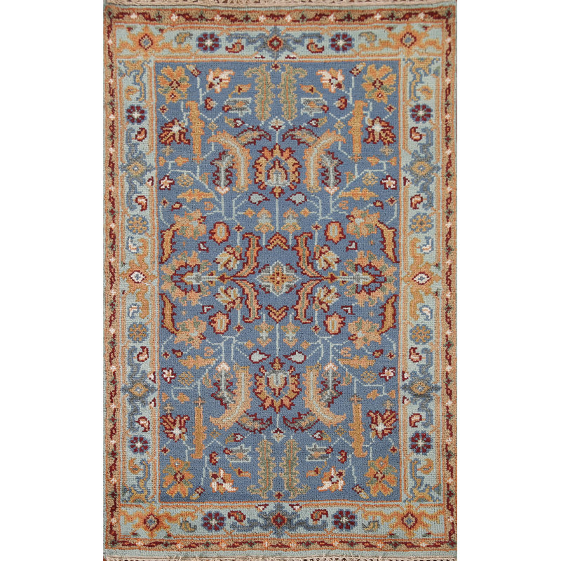Tapis oriental bleu 3x5