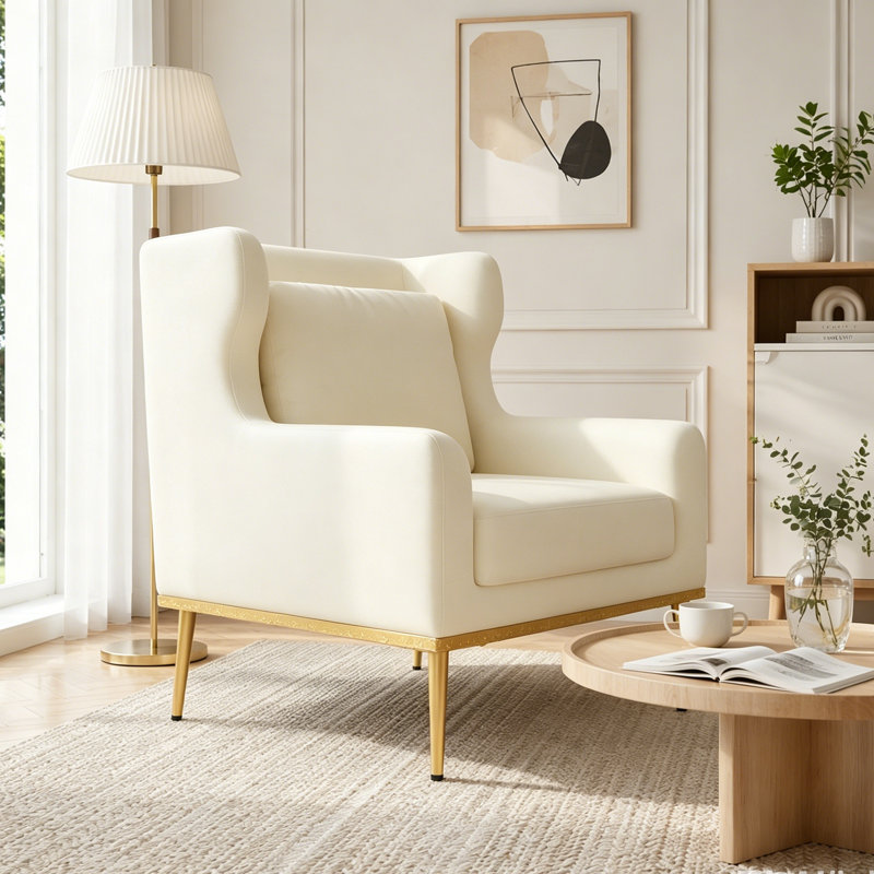 Chaise de lecture Modern, Beige