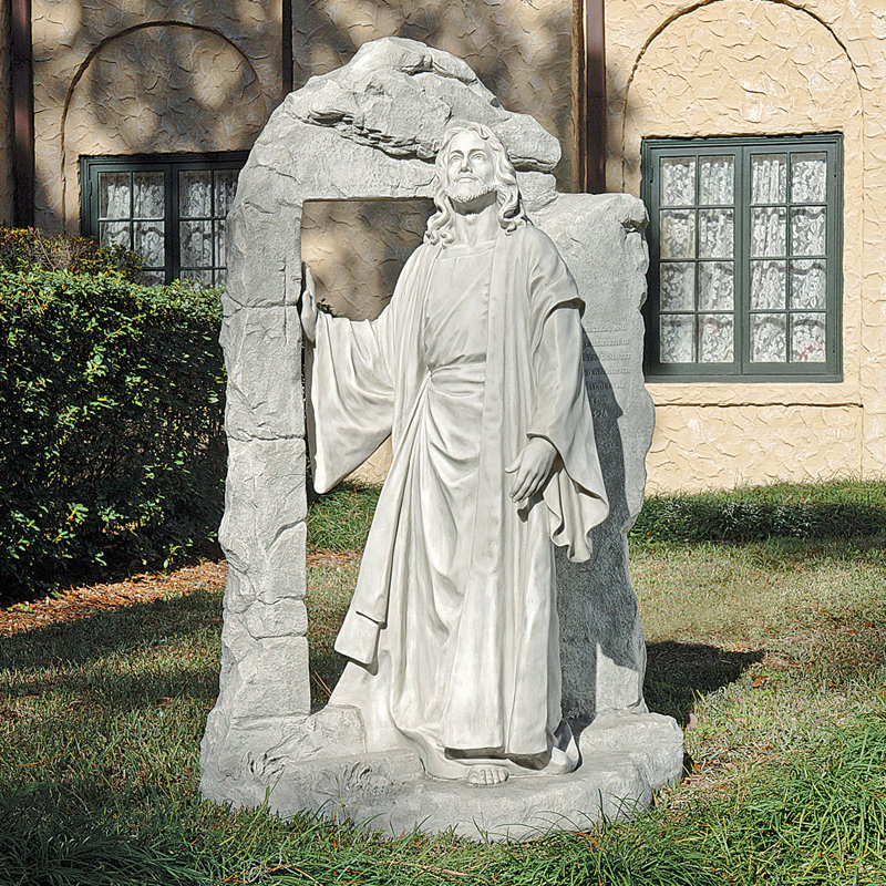 Jesus Weather Resistant UV Resistant Polyresin Garden Statue