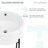 Monaco 16.5" Round Console Sink, White Basin-100946674