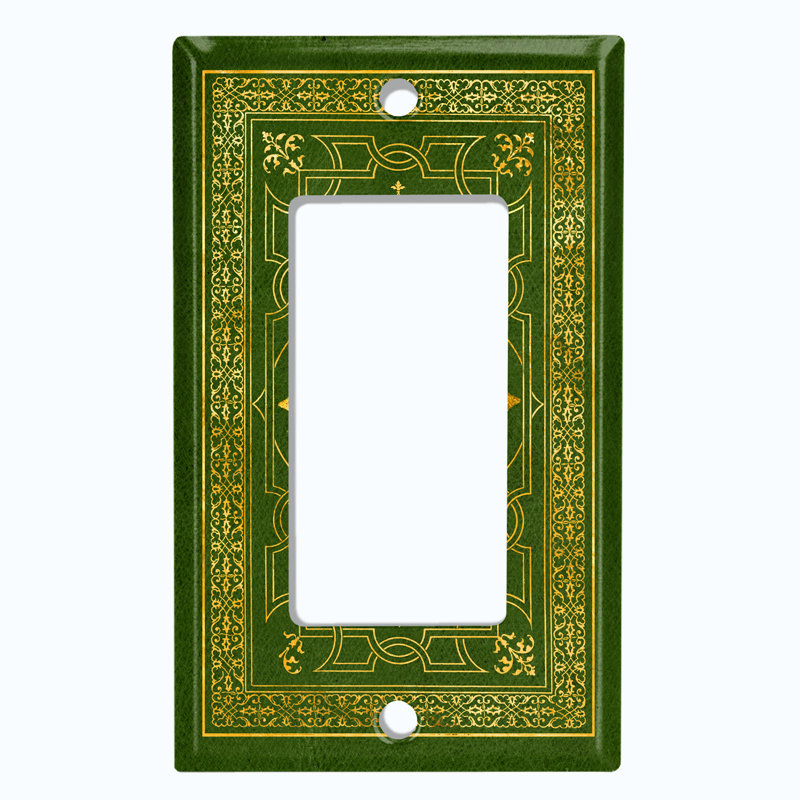 Plaque murale berçante tapisserie 1 bande, Vert