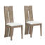 Ensemble de 2 chaises de salle à manger avec accoudoirs à dossier haut de 19,29 po de large Swithun