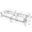Canapé modulaire brun en cuir véritable-112575900-112575901