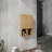 24" Bathroom Side Cabinet,Soft Close Doors,Float Mounting Design,Imitative Oak,(KD-Packing)-851903840