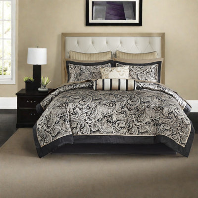 Piece Bedding Sets, Cotton Cal King Modern Paisley Bedroom Home