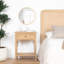 Durbin 50cm W Manufactured Wood Bedside Table
