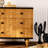 Black Solid Wood Sideboard