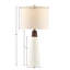 Lampe de table triangulaire