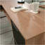 Bureau en L, finition brune