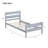 Twin Bed With Headboard And Footboard,Rubber Wood Bed