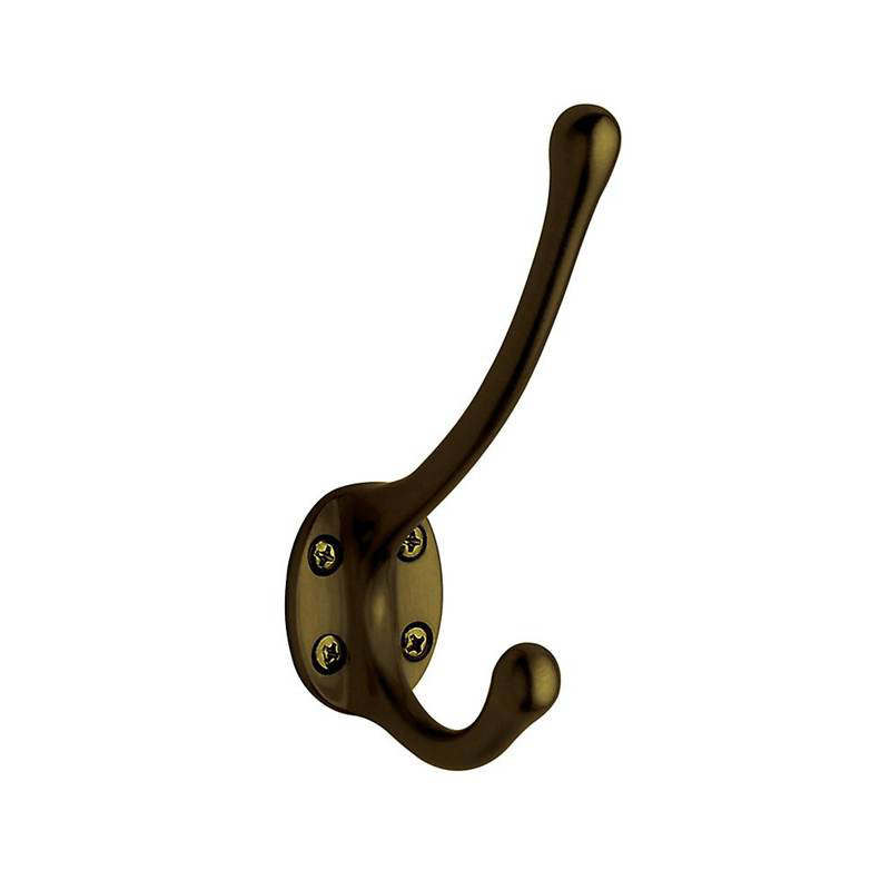 Costume Wall Hook, Antique Brass
