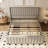 King Size Upholstered Bed With Sturdy Frame