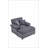 56.3 Inch Corduroy single sofa With  2 toss pillows and a ottoman ,Comfy Sofa- Deep Seat Couch for Living Room-1757512275