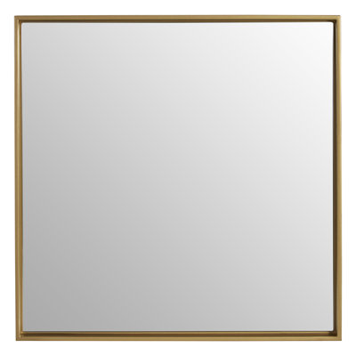 Louann Solid Wood Flat Wall Mirror
