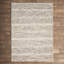 Sylvie Chevron Flatweave Wool Cream/Black Area Rug-1573106374