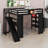 Loft Bed with Desk, Basketball Hoop, Slide and Staircase-1918826682