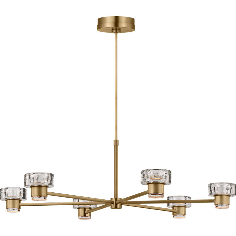 Holsted 1 - Light Chandelier, Estate Brass