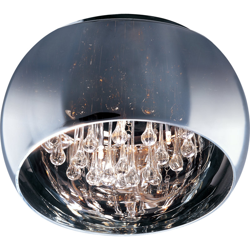 Plafonnier encastré 5 lumières Heckart, H 8,75 po x l 15,75 po