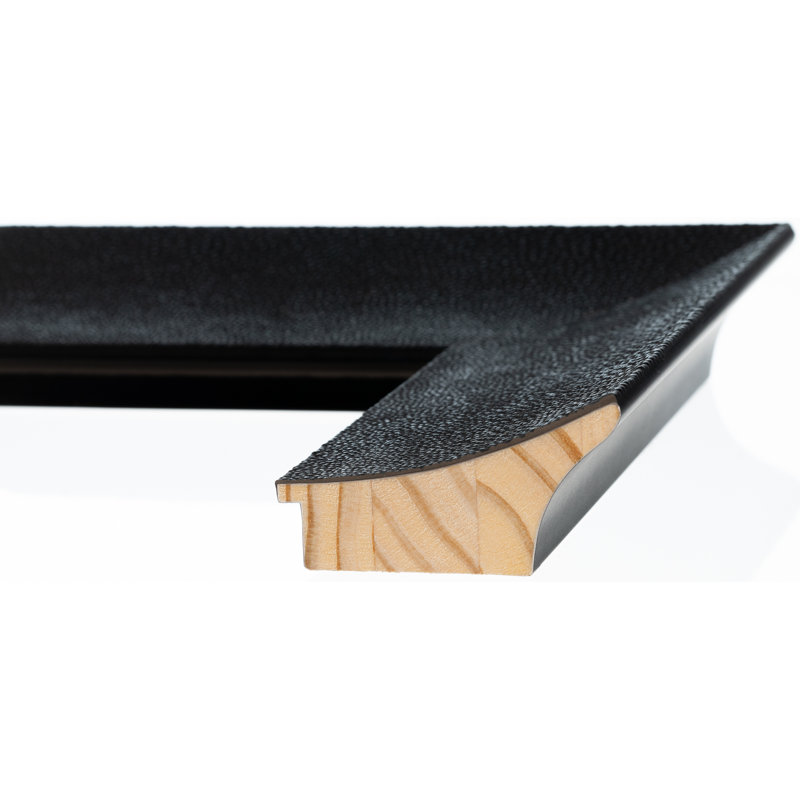 Eleganza Flat Mirror, Black, 44.25" x 44.25"