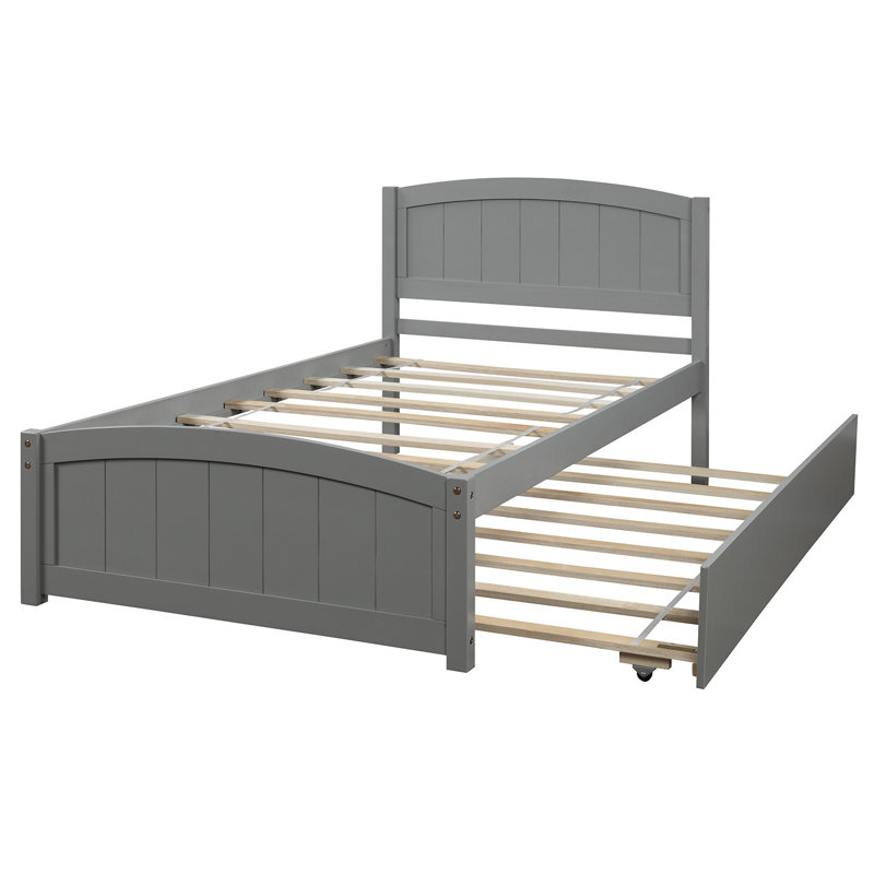 Britanna Kids Twin with Trundle, Gray