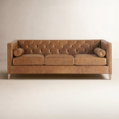Anali 99" Sofa in Full Top Grain Sienna Aztec Leather