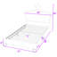 Lit plateforme tapissier avec tête de lit couronne-1231450793-1261383161