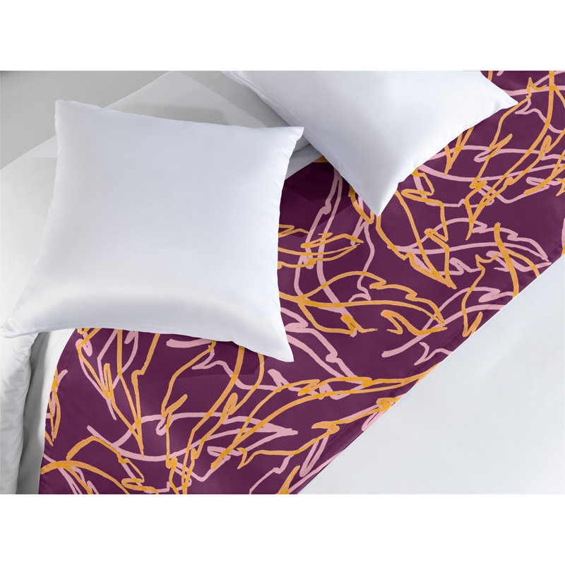 Foulard de lit abstrait Ambesonne Boho Funky Vibes, Très grand lit