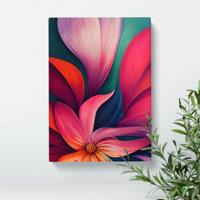Many Shining Flowers - Wrapped Canvas Print