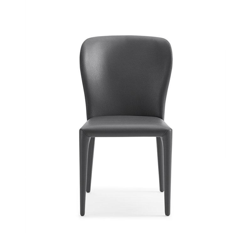 Chaise d’appoint rembourrée en noir Kilmarnock, Noir, 1