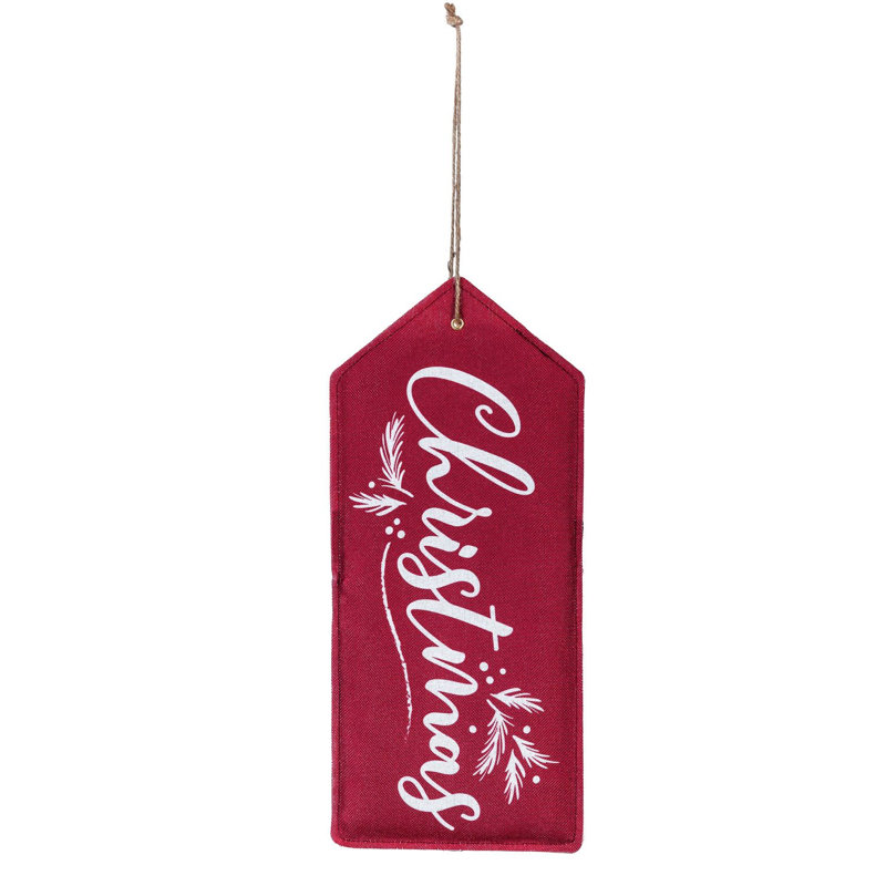 Étiquette de porte réversible Holiday
