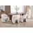 25" Wide Modern Dining Chair Upholstered Barrel Armchair With Solid Wood Legs And Backrest, For Dining Room/Living Room-118590319
