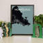 Honolulu City Map - No Frame Print-595854668