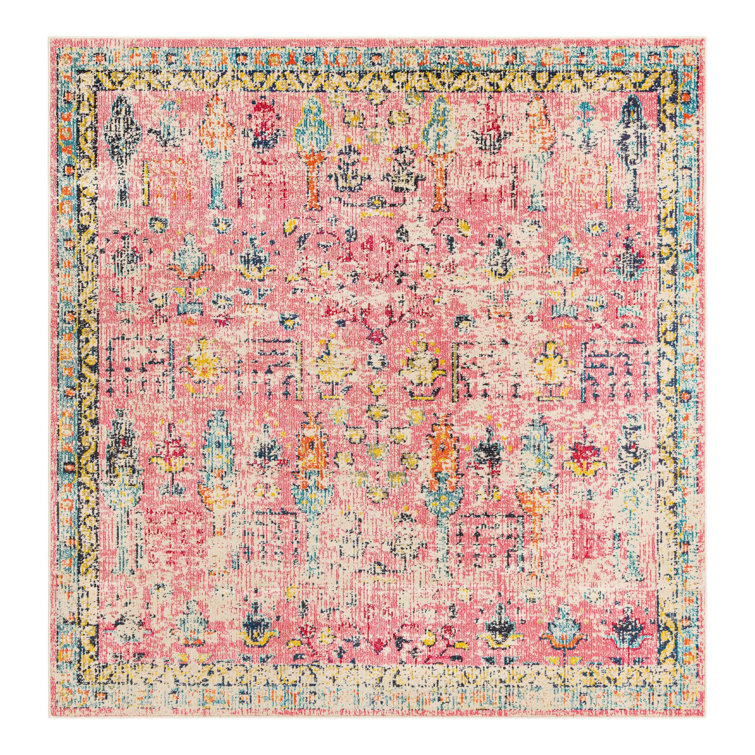 Ector Washable Abstract Indoor Rug