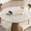 Table de salle à manger blanche et noyer-996595339