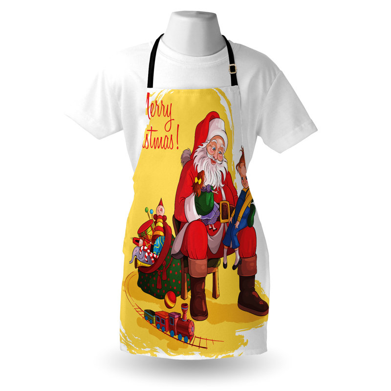 Christmas No Pattern Bib Apron
