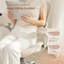 Chaise de bureau ergonomique blanche Cablady-1558858987