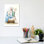Nativité Jésus bébé par Makiko - peinture sur toile tendue