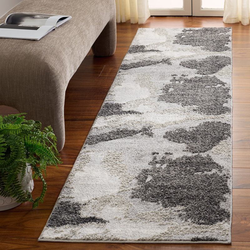 Wave Performance Abstract Indoor Rug, Runner 2'2" x 9'