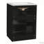 Meuble-lavabo moderne de 24 pouces avec lavabo, armoire de rangement compacte, tiroirs et porte à fermeture en douceur, lavabo encastré